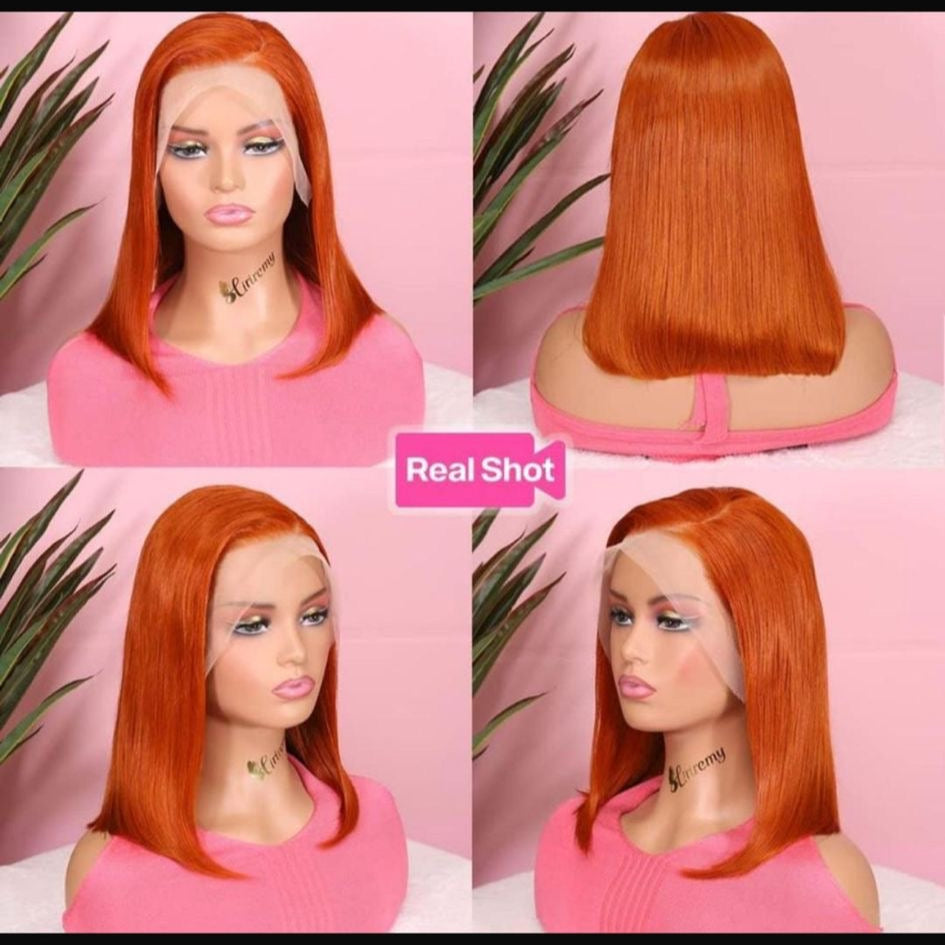 13x4 full frontal bob wig 14''